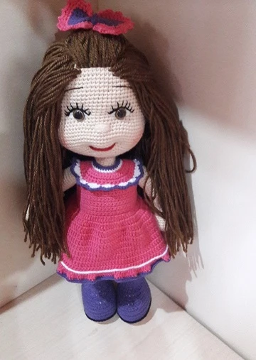 İpek Bebek Amigurumi Organik Oyuncak ürün görseli 1