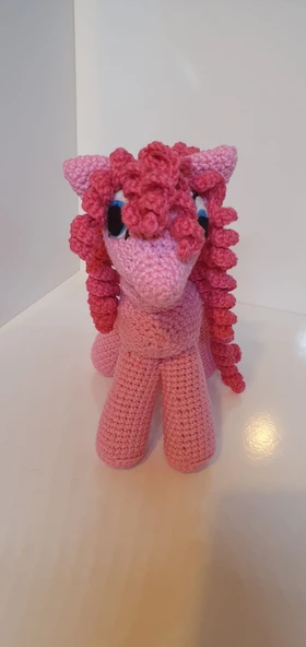 My Little Pony Pinkie Pie Amigurumi Organik Oyuncak ürün görseli 1
