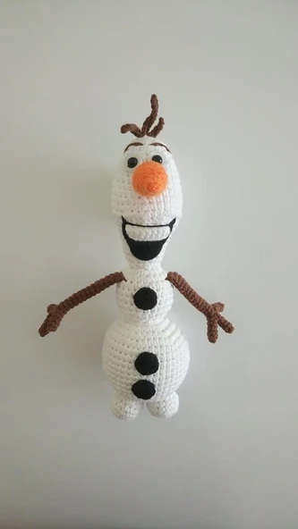 Olaf (Kardanadam) Amigurumi Organik Oyuncak ürün görseli 1
