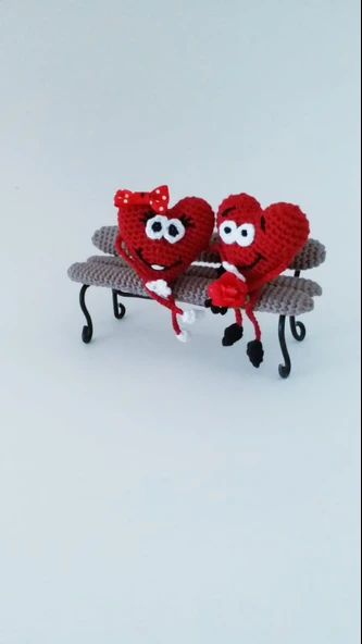 Sevgililer Bank Amigurumi Organik Oyuncak ürün görseli 1