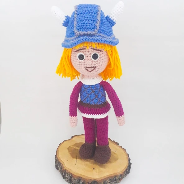 Viking Viki Amigurumi Organik Oyuncak ürün görseli 1