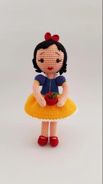 Pamuk Prenses Amigurumi Organik Oyuncak ürün görseli 1