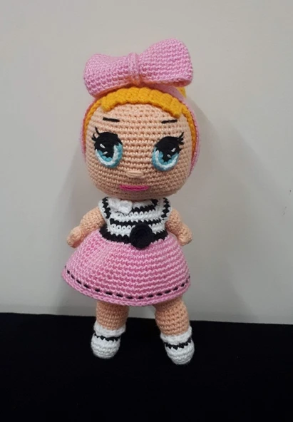 Lol Sis Swing Dol Amigurumi Organik Oyuncak ürün görseli 1