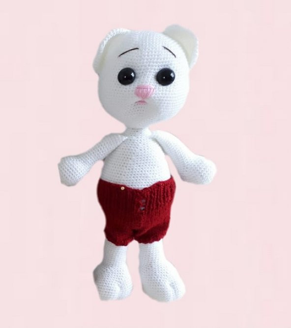 Pofidik Tavşan Amigurumi Organik Oyuncak ürün görseli 1