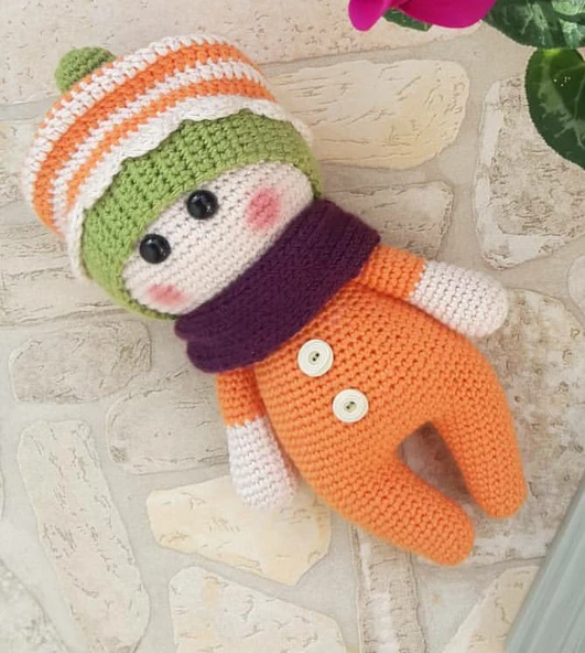 Sevimli Uyku Arkadaşım Amigurumi Organik Oyuncak ürün görseli 1