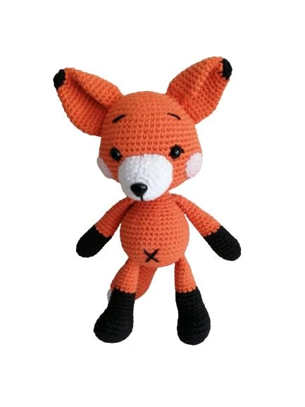 Miniş Tilki Amigurumi Organik Oyuncak ürün görseli 1