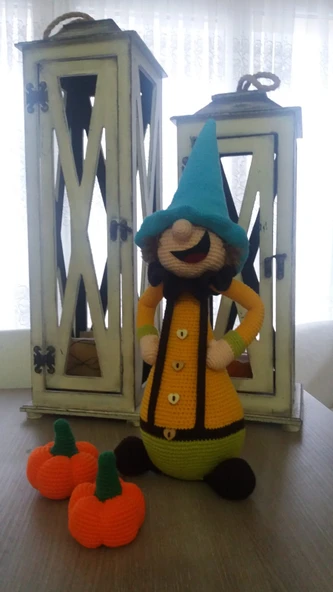 Vikingler Ulve Amigurumi Organik Oyuncak ürün görseli 1
