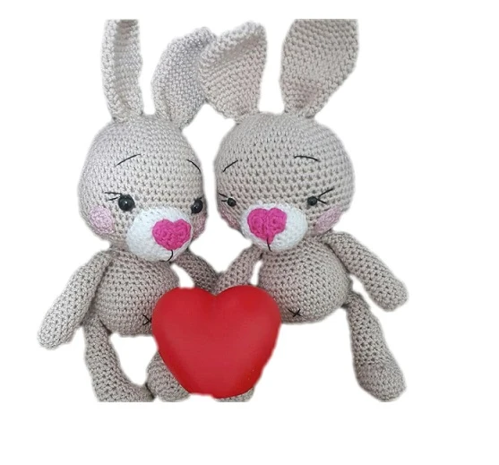 Miniş Tavşan Amigurumi Organik Oyuncak ürün görseli 1