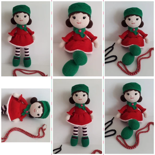 Şapkalı Bebek Amigurumi Organik Oyuncak ürün görseli 1