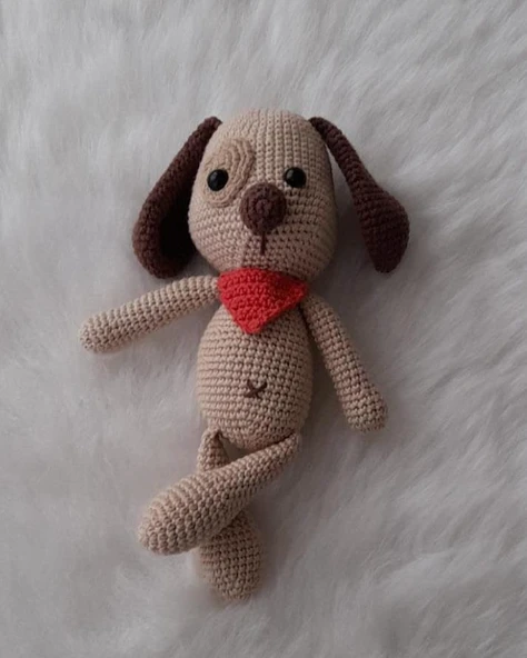 Henry Köpek Amigurumi Organik Oyuncak ürün görseli 1