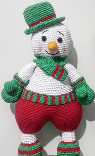 Tonton Kardan Adam Amigurumi Organik Oyuncak ürün görseli 1