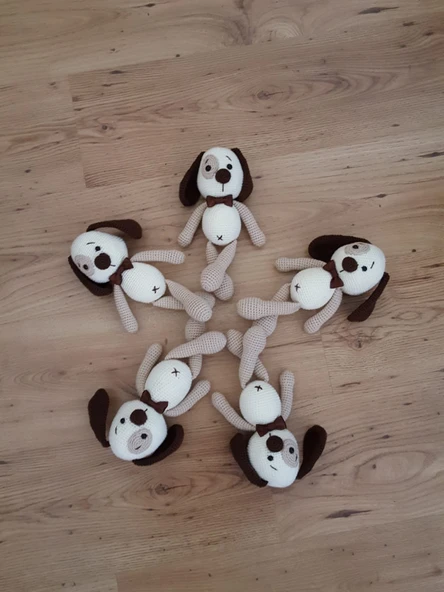 Yamalı Kopuş Amigurumi Organik Oyuncak ürün görseli 1