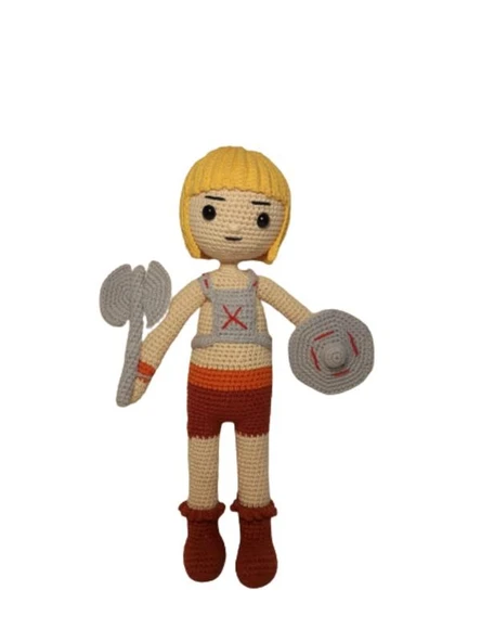 He-Man Amigurumi Organik Oyuncak ürün görseli 1