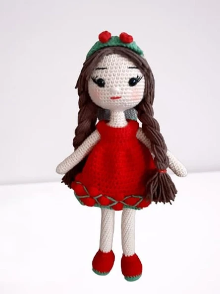 Kiraz Şekeri Bebek Amigurumi Organik Oyuncak ürün görseli 1