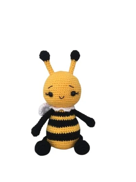 Miniş Arı Uyku Arkadaşı Amigurumi Organik Oyuncak ürün görseli 1
