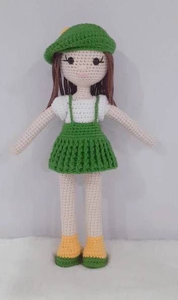 Kaktüs Güzeli Bebek Amigurumi Organik Oyuncak ürün görseli 1