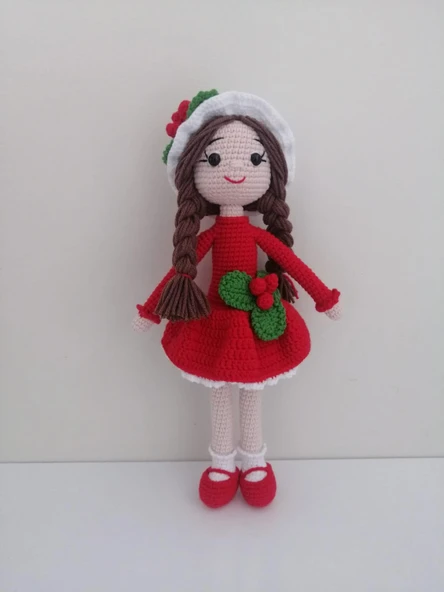 Kokina Çiçeği Bebek Amigurumi Organik Oyuncak ürün görseli 1