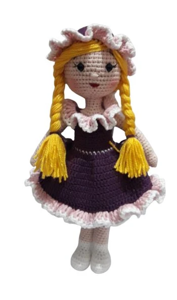 Begonvil Bebek Amigurumi Organik Oyuncak ürün görseli 1