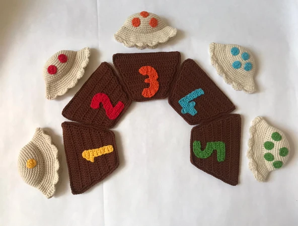 Cupcake Eşleştirme Takımı Amigurumi Organik Oyuncak ürün görseli 1