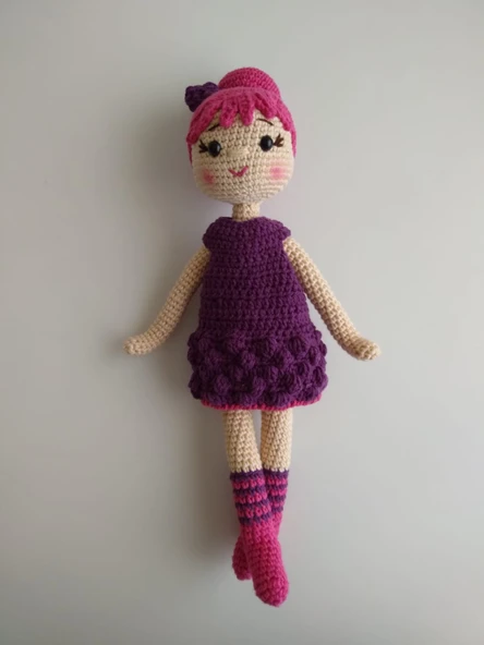 Böğürtlen Bebek Amigurumi Organik Oyuncak ürün görseli 1