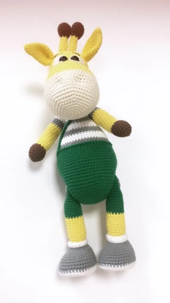 Zürafa Amigurumi Organik Oyuncak ürün görseli 1