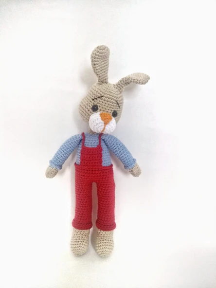 Tavşan Harry Amigurumi Organik Oyuncak ürün görseli 1