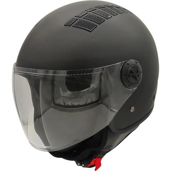 Vınz Açık Kask (Mat Siyah) XL ürün görseli 1