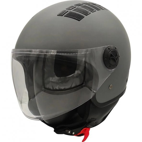 Vınz Açık Kask (Mat Gri) XL ürün görseli 1