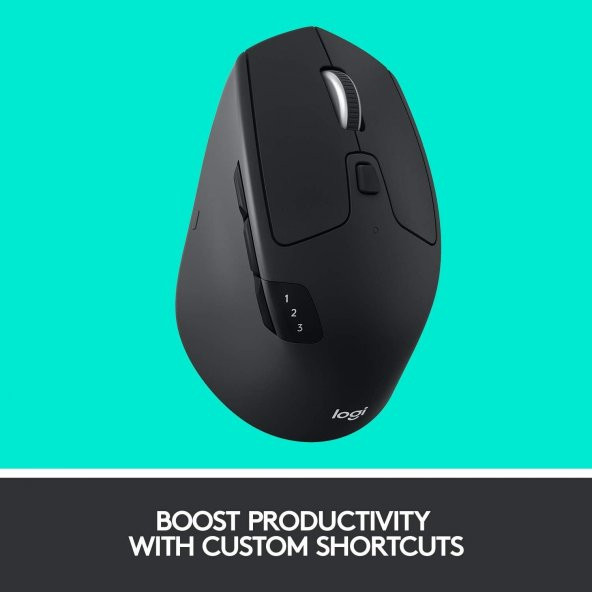 Logitech M720 Triathlon Kablosuz Mouse 910-004791 - Resim 3