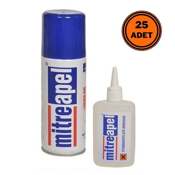 25 Adet Apel Hızlı Yapıştırıcı 100 gr + 400 ml ürün görseli 1