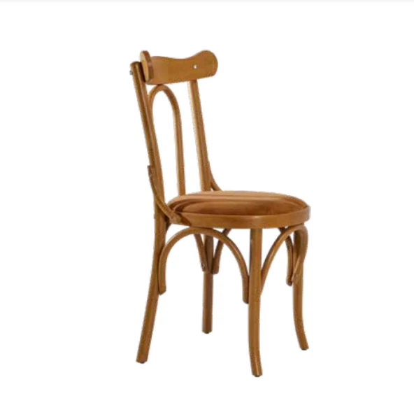 Sandalye 19802 Zus2210 Kulak Sırtlık Model Bambu Kayın Ayak Ceviz Renk El Yapım ürün görseli 1