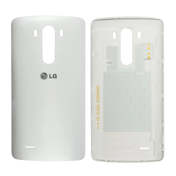 LG G3 D855 Arka Kapak Batarya Pil Kapağı Beyaz ürün görseli 1