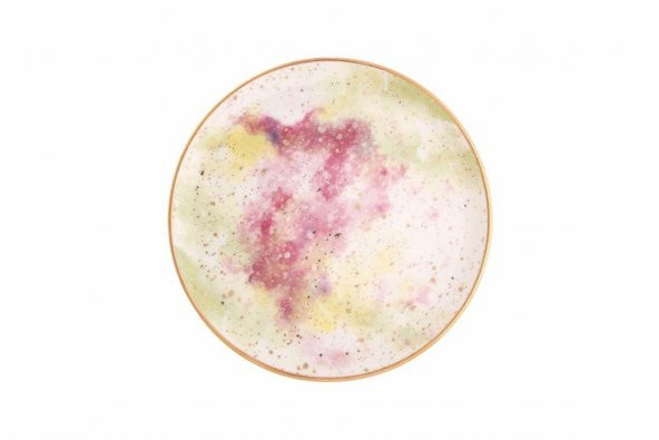 Porland Cosmos Desen2 Düz Tabak 20 cm 04ALM003394 ürün görseli 1