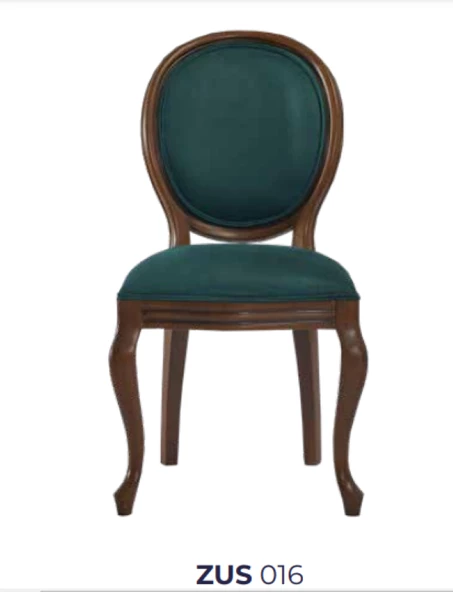 Sandalye 19753 Zus 2155 MADALYON Model Kayın Torna Aslan Ayak Kumlu Kumaş Elyapı ürün görseli 1