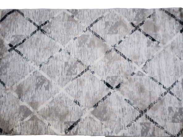Diamond Halı 25015A 19725 SİYAH Siyah Model 200*280 Leke Tutmaz dokuma taban ürün görseli 1