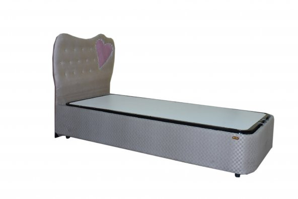 Baza Başlık 19701 Standart Kahve Model  Kalp başlık  90*190 cm El Yapım ürün görseli 1