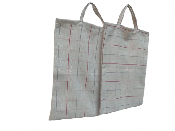 PAZAR ÇANTA 18555 2Ad Döşeme Kumaş Renkli Desenli 40 kg Taşıma Kapasite El Yapı ürün görseli 1