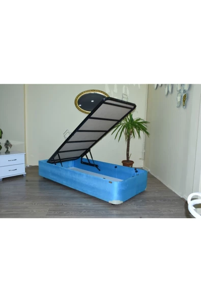 Baza 18235 Taytüy Turkuaz Kumaş Metal Çelik Fırın Boya Baza 120*200cm Elyapım ürün görseli 1