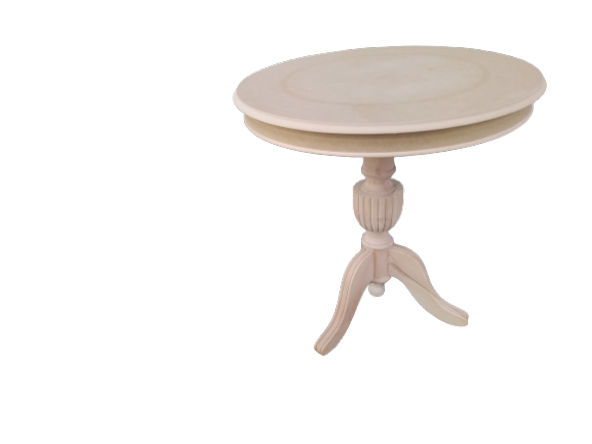 Fiskos 18187 Baba ayak Klasik Model Ahşp Kayın ayak HAM MDF tabla Demont EL Yapım ürün görseli 1