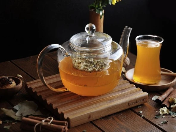 Bambum Folium Süzgeçli Demlik 800 ml T1619 ürün görseli 1
