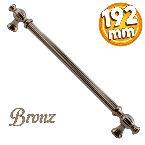 Kesir Mobilya Mutfak Dolabı Çekmece Dolap Kapak Kulpu Kulbu Bronz (192 MM-192.2 CM) Metal Kulpları ürün görseli 1