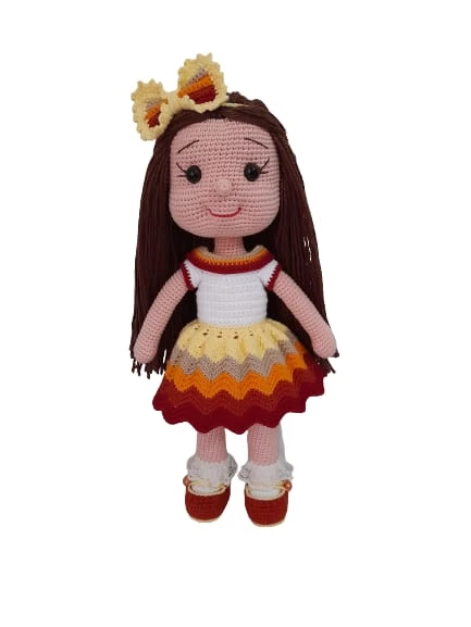 Son Bahar Karnaval Bebek Amigurumi Organik Oyuncak ürün görseli 1