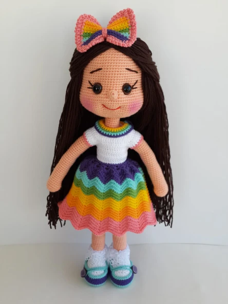 Karnaval Bebek Amigurumi Organik Oyuncak ürün görseli 1