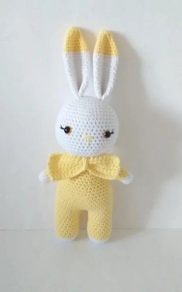 Limon Miniş Tavşan Amigurumi Organik Oyuncak ürün görseli 1