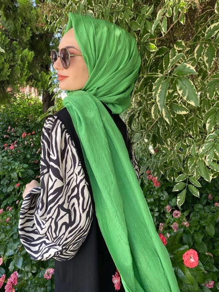 Loryan Scarf Viva Crush Pamuklu Şal 00380  NEON ürün görseli 1