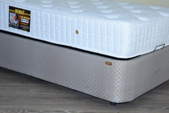 Baza Yatak Başlık 17492 Metal Çelik Kasa Full Ort Yatak Kapitone Başlık 90*190 ürün görseli 1
