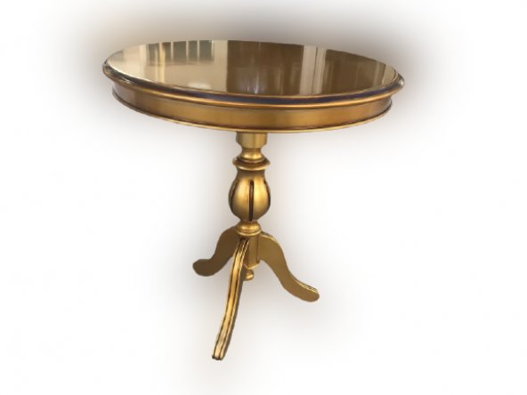 Fiskos 17379 Baba ayak Model Parlak Kayın Arslan ayak MDF Parlak Gold El Yapım ürün görseli 1