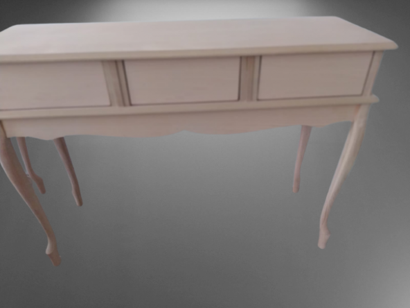 Dresuar 17389 3 ÇEKM Model HAM Kayın Torna  Aslan Ayak MDF tabla Kutu sevk ELyapı - Resim 2