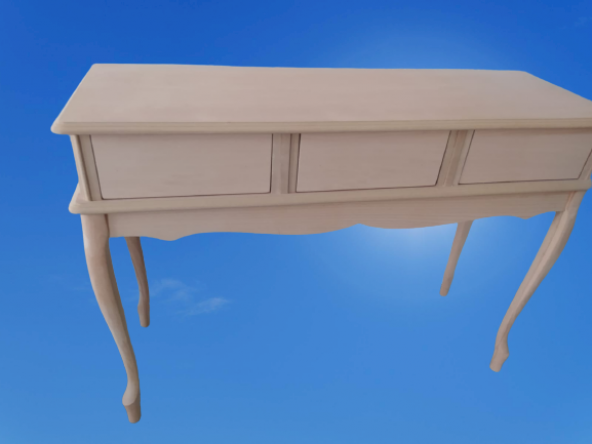 Dresuar 17389 3 ÇEKM Model HAM Kayın Torna  Aslan Ayak MDF tabla Kutu sevk ELyapı - Resim 7