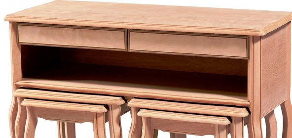 Dresuar-Zigon 16794 ILGZ Model ASLAN Tk Kayın ayak Yüksek Çek HAM kaplama Elyapı ürün görseli 1